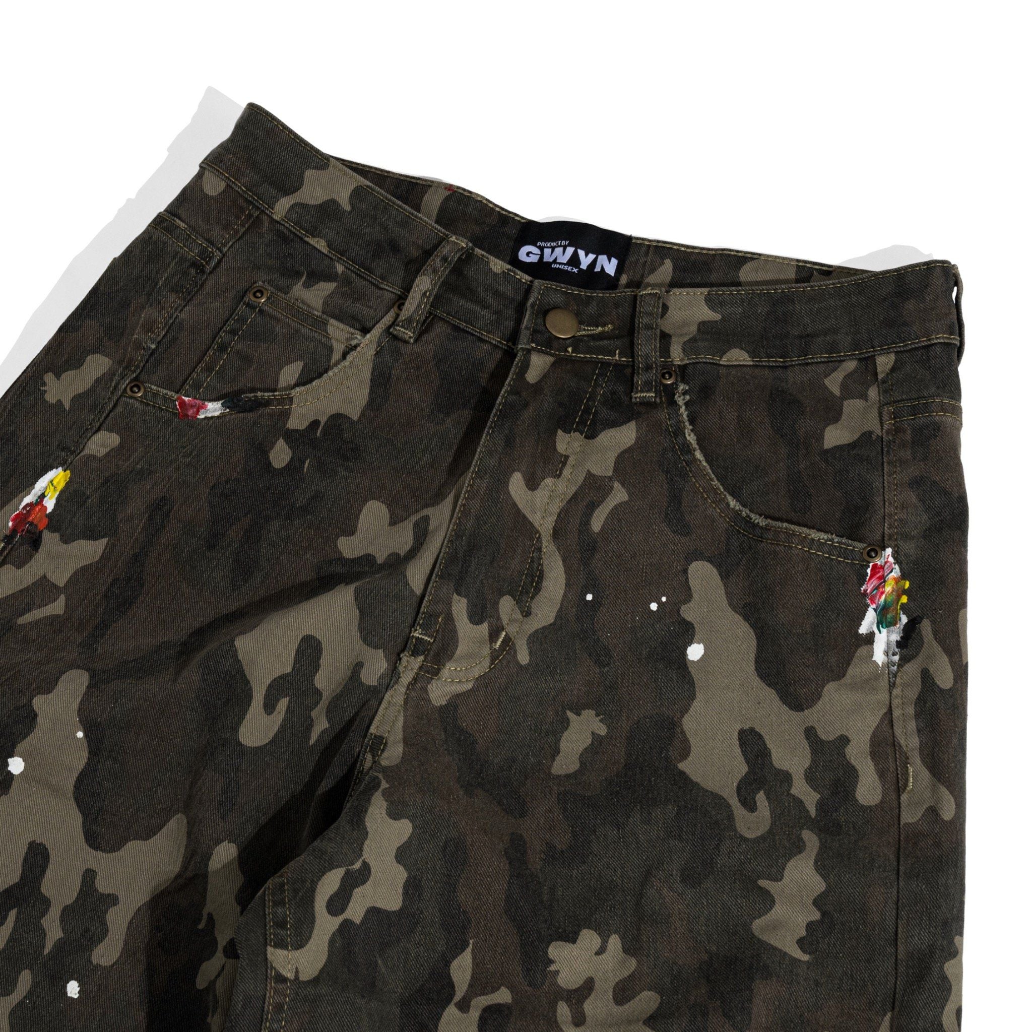  GWYN CAMO BAGGY SHORTS 