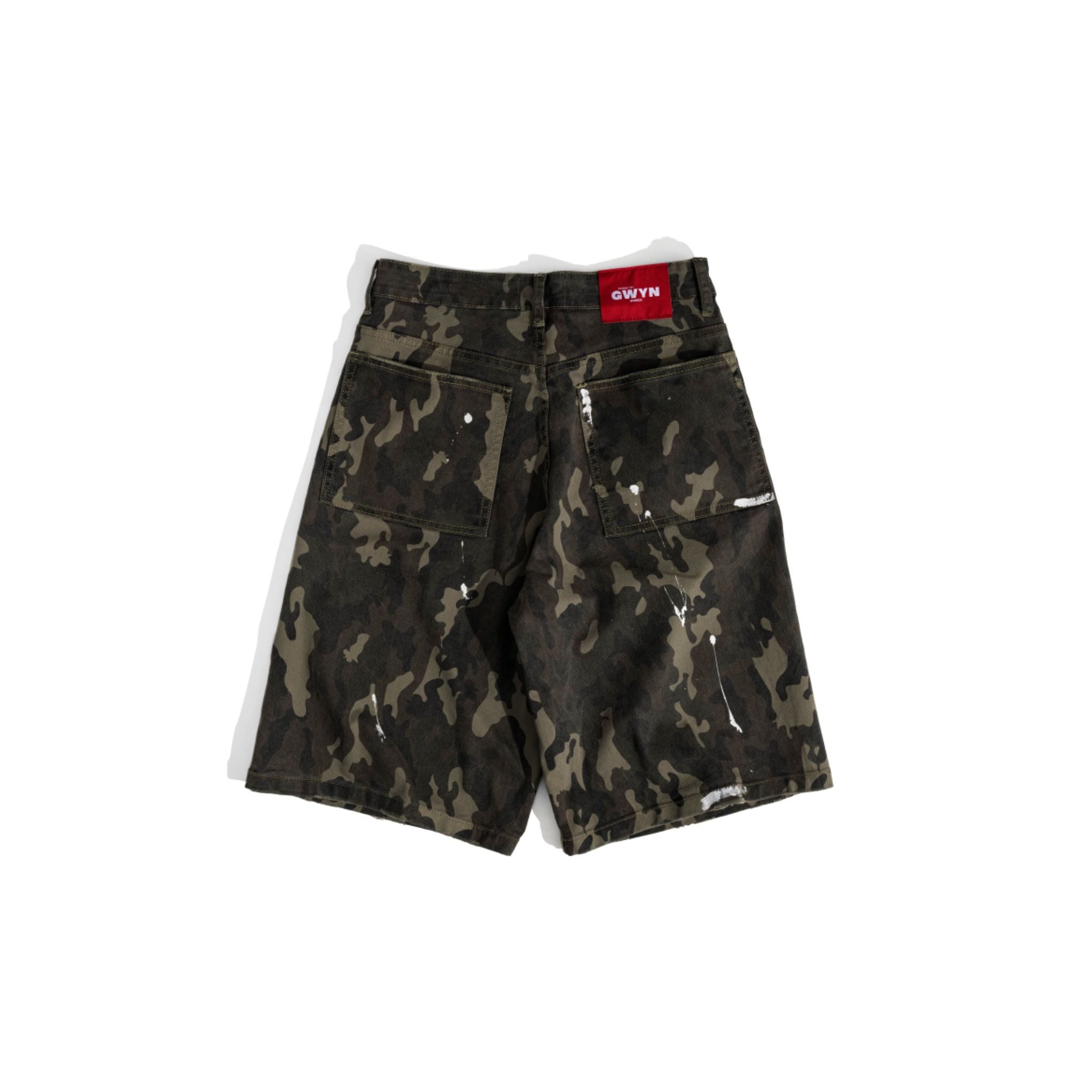  GWYN CAMO BAGGY SHORTS 