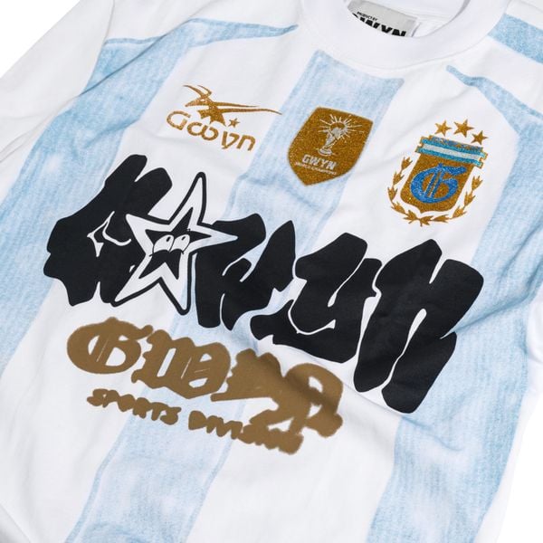  GWYN GRAPHIC FOOTBALL ARG PRINT T-SHIRT 