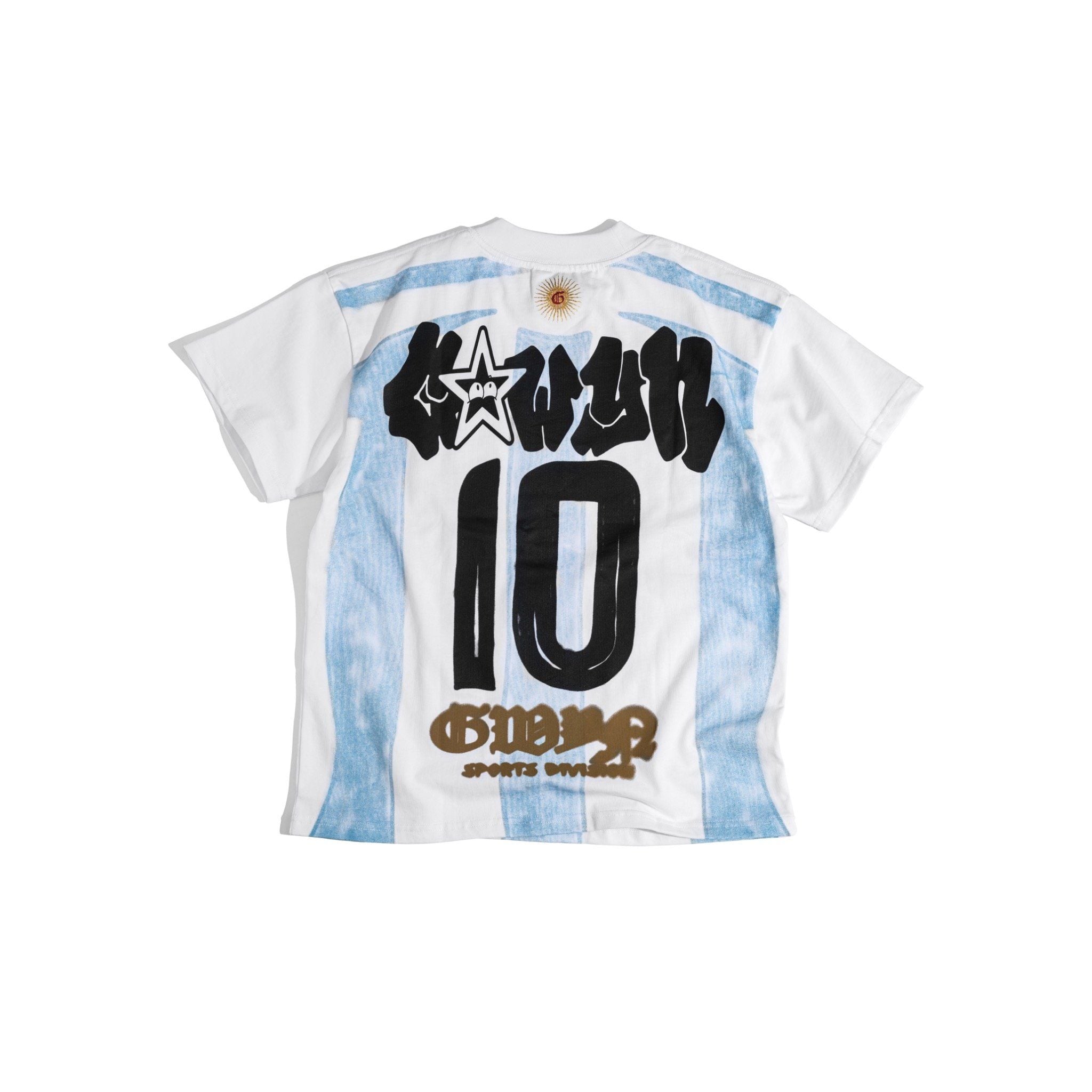  GWYN GRAPHIC FOOTBALL ARG PRINT T-SHIRT 