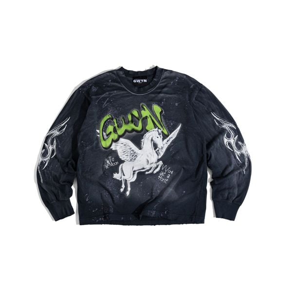  GWYN STRONG HORSE LONG SLEEVED T-SHIRT 