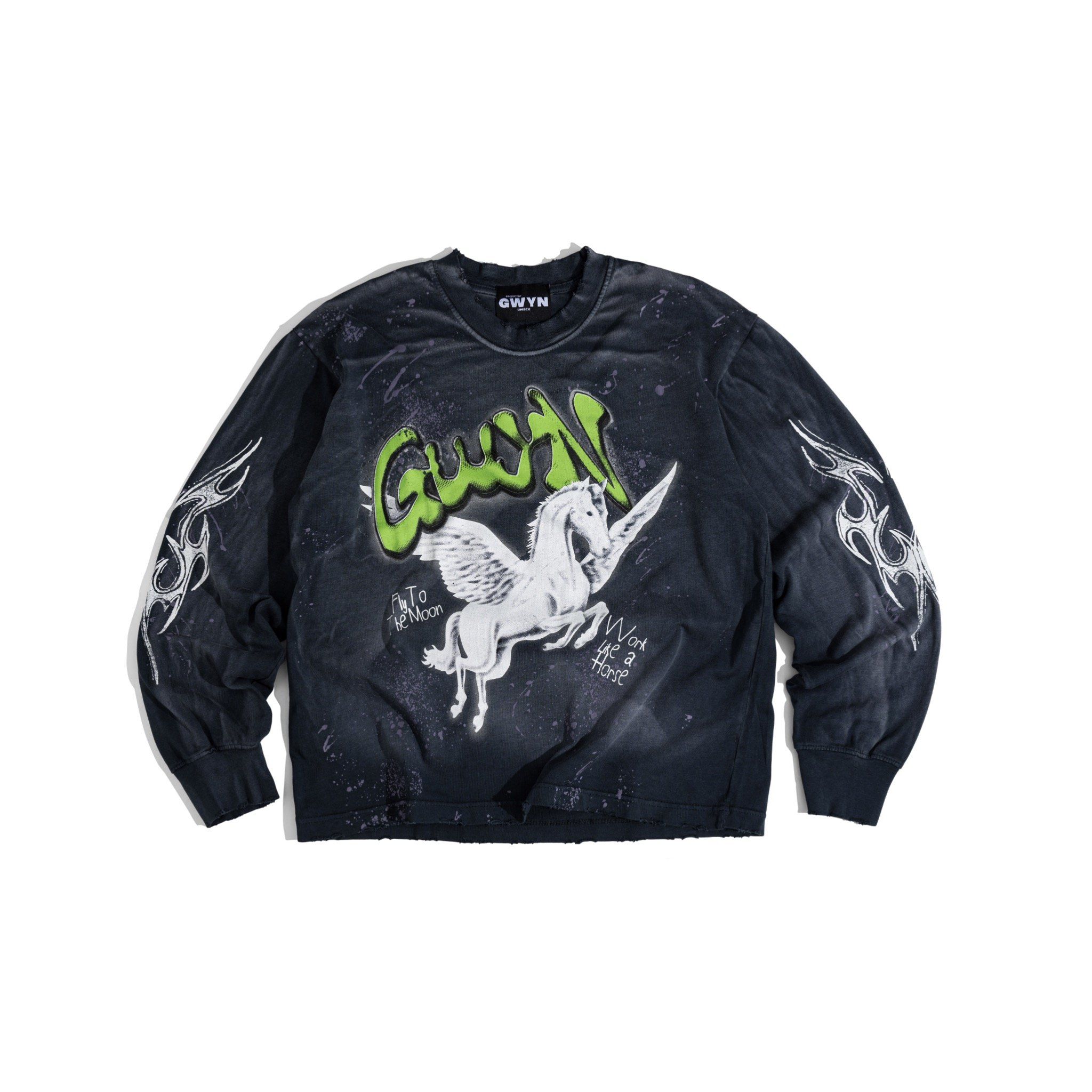  GWYN STRONG HORSE LONG SLEEVED T-SHIRT 