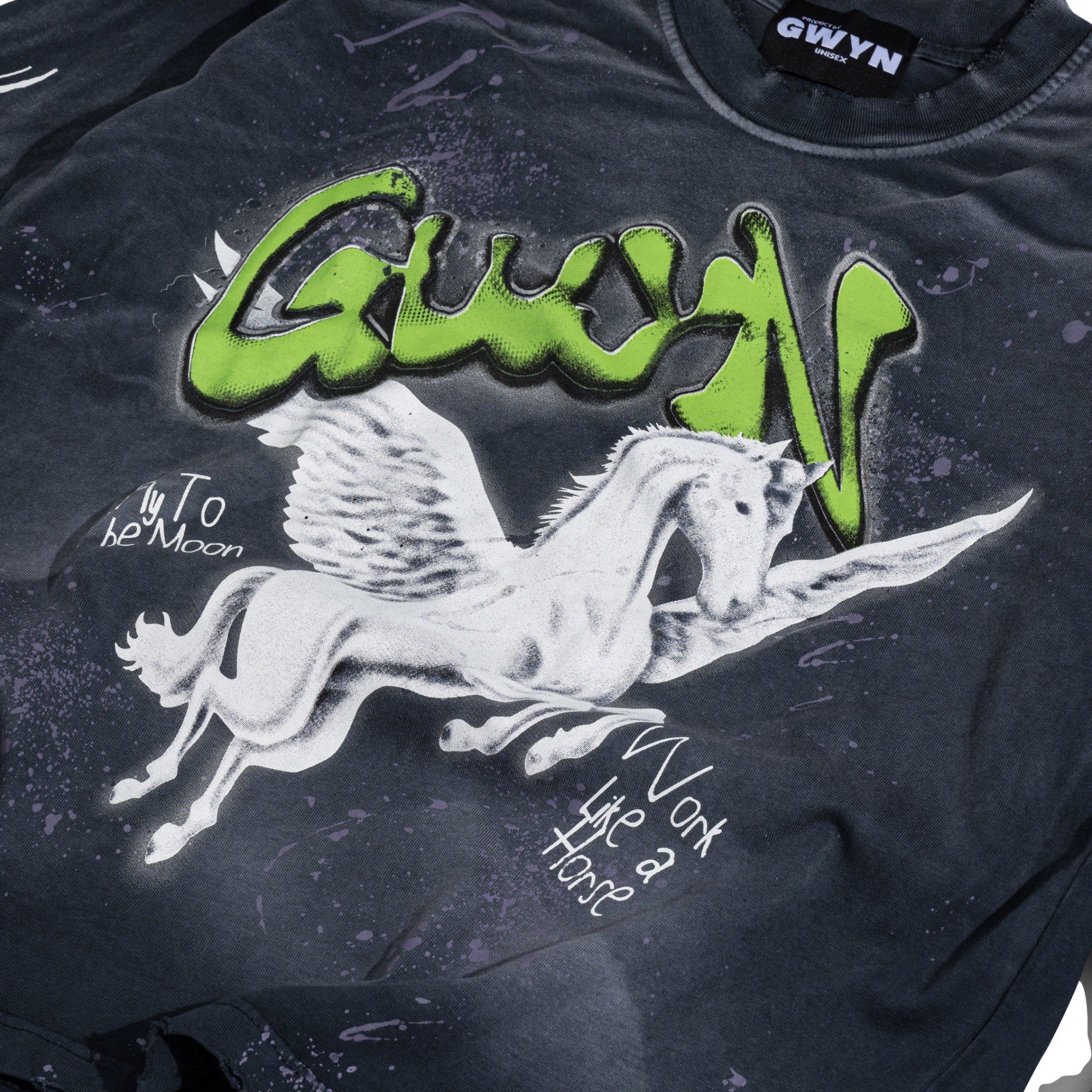  GWYN STRONG HORSE LONG SLEEVED T-SHIRT 