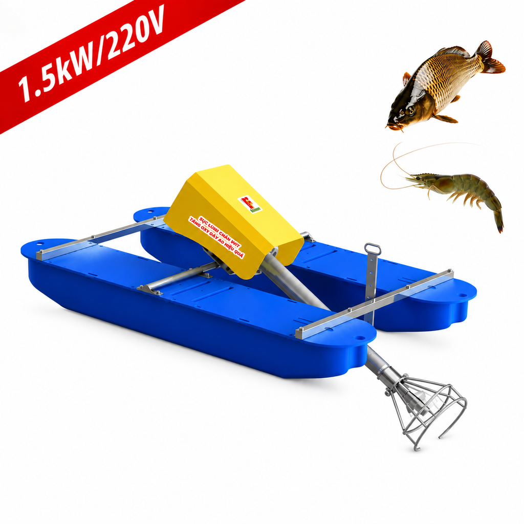 Sục Khí FarmX - Oxy Jet Trên I Công Suất 1.5KW