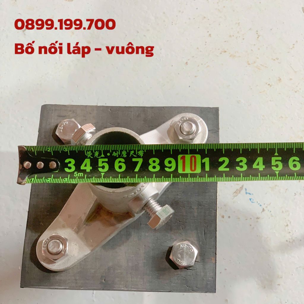 Nối Bố Inox 304 Đúc Nguyên Khối - Phụ Kiện Bộ Quạt Tạo Dòng Chắc Chắn, Chống Ăn Mòn