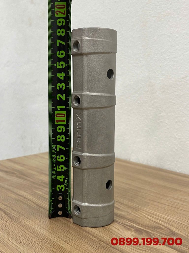 Nối Thẳng Inox 304 Đúc Nguyên Khối - Phụ Kiện Bộ Quạt Tạo Dòng Chắc Chắn, Chống Ăn Mòn