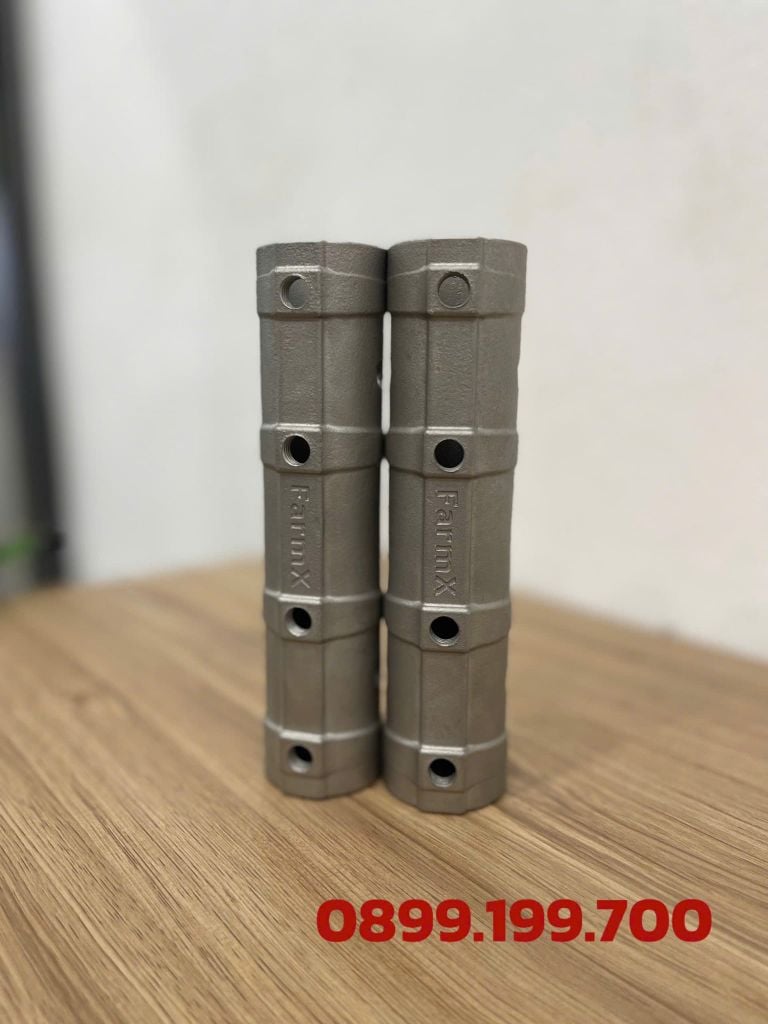 Nối Thẳng Inox 304 Đúc Nguyên Khối - Phụ Kiện Bộ Quạt Tạo Dòng Chắc Chắn, Chống Ăn Mòn