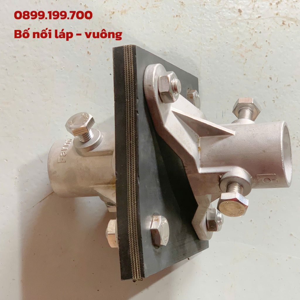 Nối Bố Inox 304 Đúc Nguyên Khối - Phụ Kiện Bộ Quạt Tạo Dòng Chắc Chắn, Chống Ăn Mòn