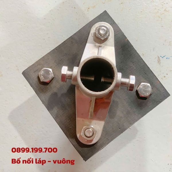  Nối Bố Inox 304 Đúc Nguyên Khối - Phụ Kiện Bộ Quạt Tạo Dòng Chắc Chắn, Chống Ăn Mòn 