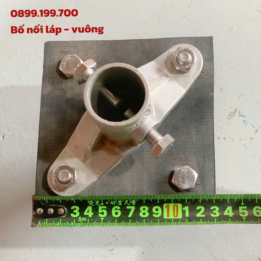 Nối Bố Inox 304 Đúc Nguyên Khối - Phụ Kiện Bộ Quạt Tạo Dòng Chắc Chắn, Chống Ăn Mòn