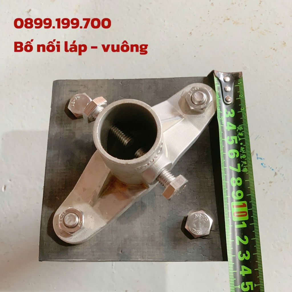 Nối Bố Inox 304 Đúc Nguyên Khối - Phụ Kiện Bộ Quạt Tạo Dòng Chắc Chắn, Chống Ăn Mòn