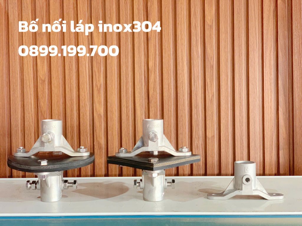 Nối Bố Inox 304 Đúc Nguyên Khối - Phụ Kiện Bộ Quạt Tạo Dòng Chắc Chắn, Chống Ăn Mòn