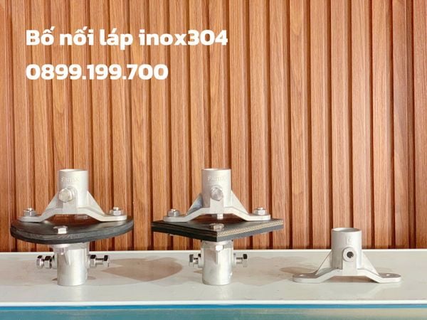  Nối Bố Inox 304 Đúc Nguyên Khối - Phụ Kiện Bộ Quạt Tạo Dòng Chắc Chắn, Chống Ăn Mòn 