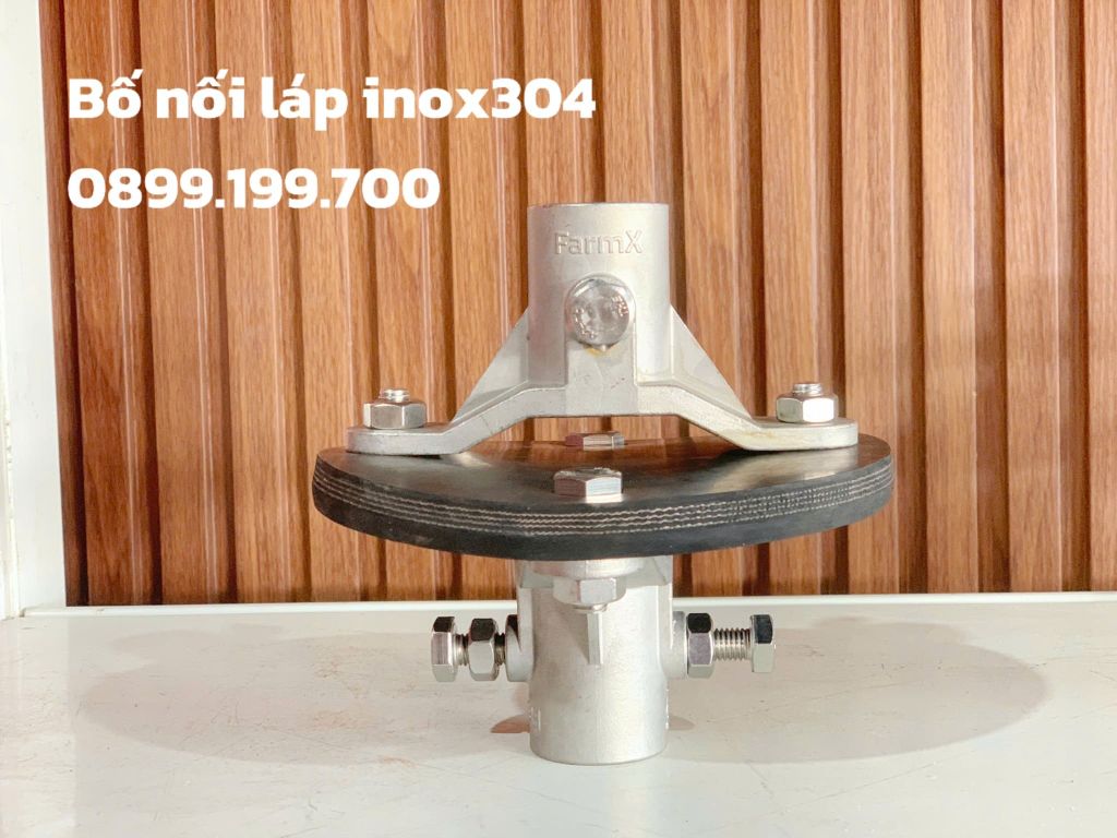 Nối Bố Inox 304 Đúc Nguyên Khối - Phụ Kiện Bộ Quạt Tạo Dòng Chắc Chắn, Chống Ăn Mòn