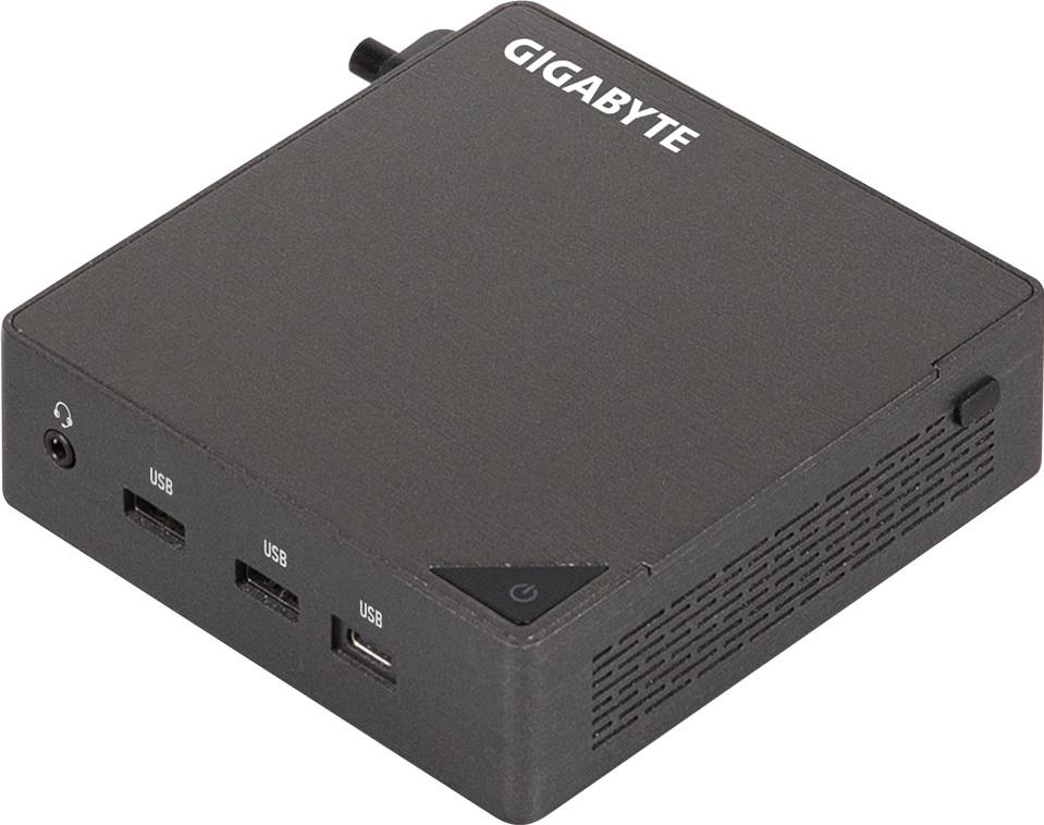 (mPC) GIGABYTE BRIX (GB-BRU7-255H) Ultra7 255H/2xD5-6400/2xNVMe/2xHDMI/1xUSB4/WF7/BT/1xLAN/VESA/nOS/ĐEN