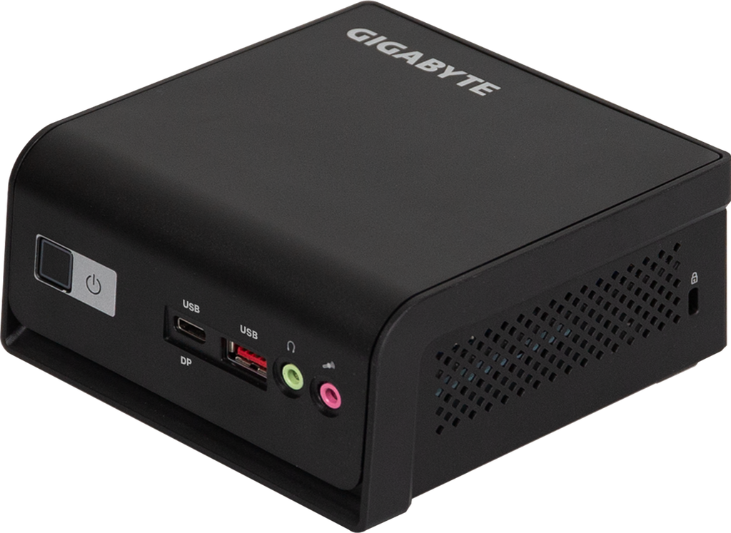 (mPC) GIGABYTE BRIX (GB-BTIP-N250) N250/1xD5-4800/1xNVMe/1x Sata/1xHDMI/WF/BT/1xLAN/VESA/nOS/ĐEN