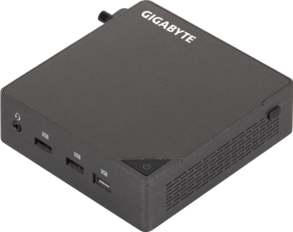 (mPC) GIGABYTE BRIX (GB-BRU5-225H) Ultra5 225H/2xD5-6400/2xNVMe/2xHDMI/1xUSB4/WF7/BT/1xLAN/VESA/nOS/ĐEN