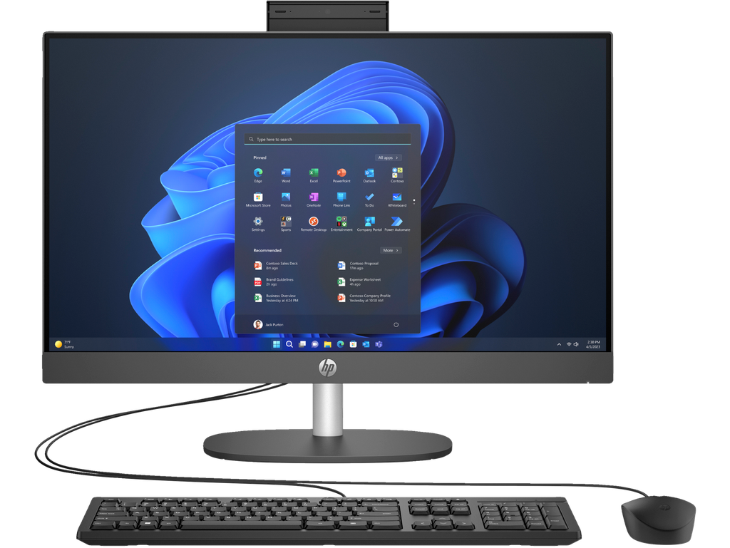 HP ProOne 240 G10 AIO i5-1334U (10C / 12T, P-core max 4.6GHz, E-core max 3.4GHz, 12MB)/16G/512GSSD/23.8FHD/IPS/WL/BT/KB/M/W11SL/ĐEN