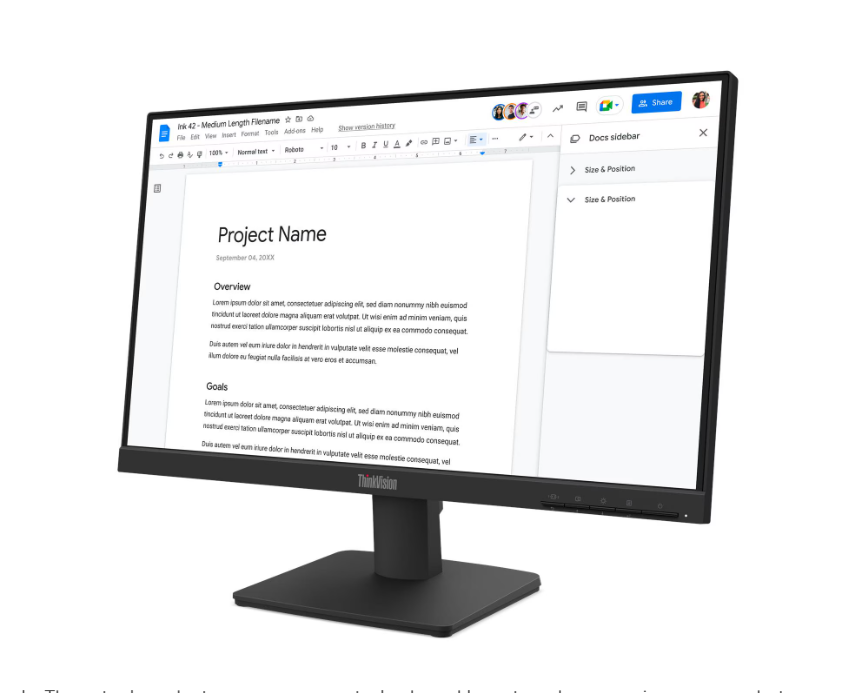 Màn hình Lenovo Thinkvision S22-4e 21.5 Monitor-HDMI