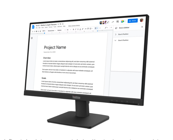  Màn hình Lenovo Thinkvision S22-4e 21.5 Monitor-HDMI 