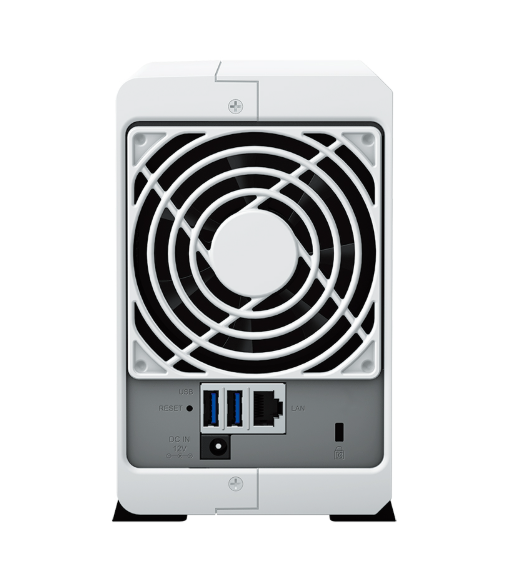 Bộ lưu trữ mạng Synology DS223j - 2-bay DiskStation, Quad Core, 1GB RAM, 1 x 1GbE RJ-45, 2Y WTY