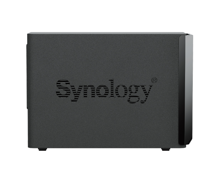 Bộ lưu trữ mạng Synology DS225+ 2-bay Plus series model with Intel Celeron J4125 quad-core, 2 GB non-ECC DDR4 SODIMM by default, Built-in 1 x 2.5GbE and 1 x 1GbE RJ-45 LAN port, 2Y WTY