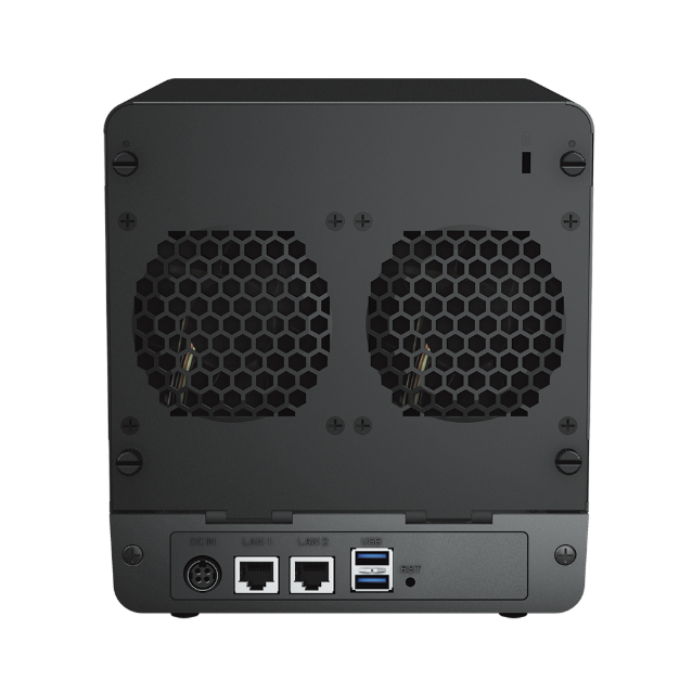 Bộ lưu trữ mạng Synology DS423 4-bay Value series Realtek RTD1619B quad-core processor, 2GB non-ECC DDR4 onboard (non-upgradable), 2 x 1GbE RJ-45, 2 x USB 3.2 ports, 2Y WTY