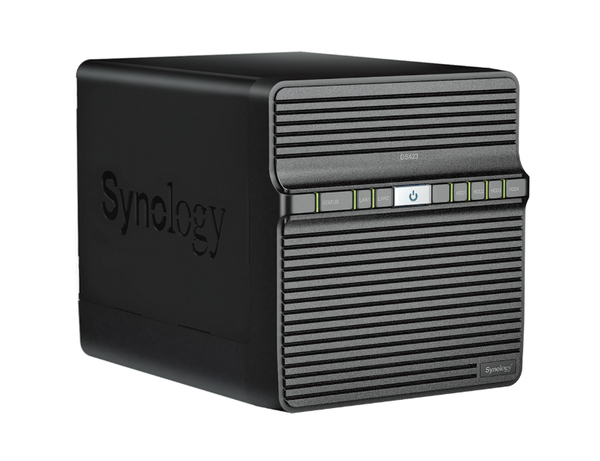 Bộ lưu trữ mạng Synology DS423 4-bay Value series Realtek RTD1619B quad-core processor, 2GB non-ECC DDR4 onboard (non-upgradable), 2 x 1GbE RJ-45, 2 x USB 3.2 ports, 2Y WTY 