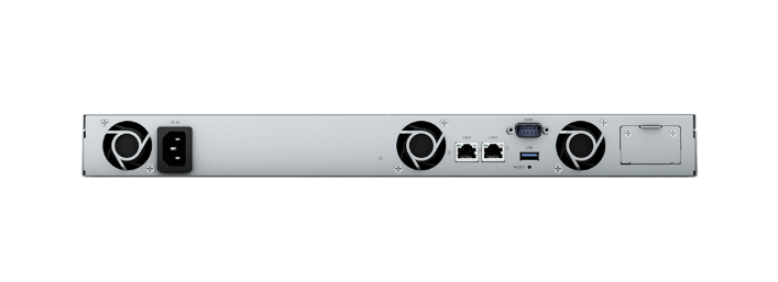 Bộ lưu trữ mạng Synology RS422+ 4-bay RackStation, AMD R1600 dual-core (4-threads) 2.6 GHz up to 3.1 GHz, 2 GB DDR4 ECC, 2 x 1GbE RJ-45, E10G22-T1-Mini 10GbE RJ-45 Network Upgrade Module (optional), 3Y WTY