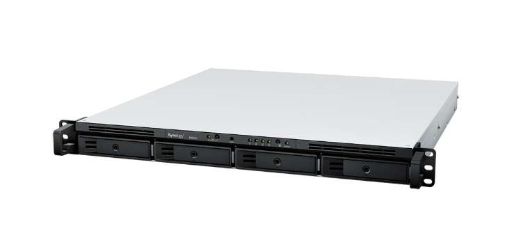 Bộ lưu trữ mạng Synology RS822+ 4-bay RackStation (up to 8-bay), Quad Core 2.2 GHz, 2GB RAM (up to 32 GB), 10GbE NIC support (optional), 3Y WTY
