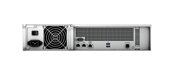  Bộ lưu trữ mạng Synology RS2423+ 12-bay Plus series, AMD Ryzen V1780B quad-core processor, 8GB DDR4 ECC (up to 32GB), 10GbE RJ-45, 2 x 1GbE ports, Support RX1223RP expansion, 3Y WTY 