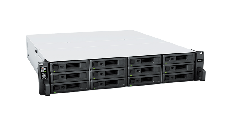 Bộ lưu trữ mạng Synology RS2423RP+II 12-bay RackStation (up to 24-bay),AMD Ryzen V1780, 8GB DDR4 ECC default memory, expandable up to 32GB,1x 10GbE RJ-45 and 2 x 1GbE ports, 1 × PCIe 3.0 slot, 3Y WTY