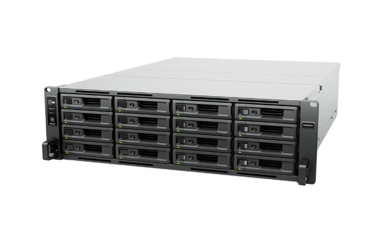 Bộ lưu trữ mạng Synology RS2825RP+ 16-bay RackStation (up to 28-bay), AMD Ryzen V1780B , Built-in 1 x 10GbE RJ-45 port and 2 x 1GbE RJ-45 ports , 8 GB DDR4 ECC UDIMM, expandable up to 32 GB (16 GB x 2), 3Y WTY