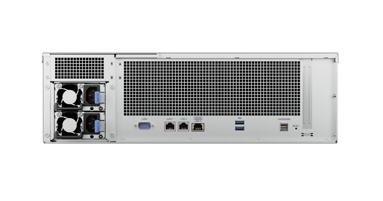 Bộ lưu trữ mạng Synology RS2825RP+ 16-bay RackStation (up to 28-bay), AMD Ryzen V1780B , Built-in 1 x 10GbE RJ-45 port and 2 x 1GbE RJ-45 ports , 8 GB DDR4 ECC UDIMM, expandable up to 32 GB (16 GB x 2), 3Y WTY