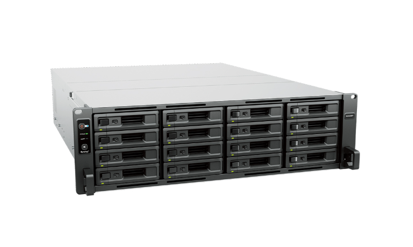 Bộ lưu trữ mạng Synology RS2825RP+ 16-bay RackStation (up to 28-bay), AMD Ryzen V1780B , Built-in 1 x 10GbE RJ-45 port and 2 x 1GbE RJ-45 ports , 8 GB DDR4 ECC UDIMM, expandable up to 32 GB (16 GB x 2), 3Y WTY
