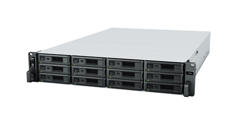 Bộ lưu trữ mạng Synology SA6400 12-bay RackStation (up to 8 expansion ports via Mini-SAS HD), AMD EPYC CPU platform, 12-core, 32GB DDR4 by default, expandable up to 1024GB, 5Y WTY