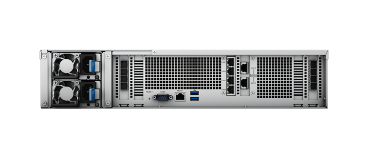 Bộ lưu trữ mạng Synology SA6400 12-bay RackStation (up to 8 expansion ports via Mini-SAS HD), AMD EPYC CPU platform, 12-core, 32GB DDR4 by default, expandable up to 1024GB, 5Y WTY