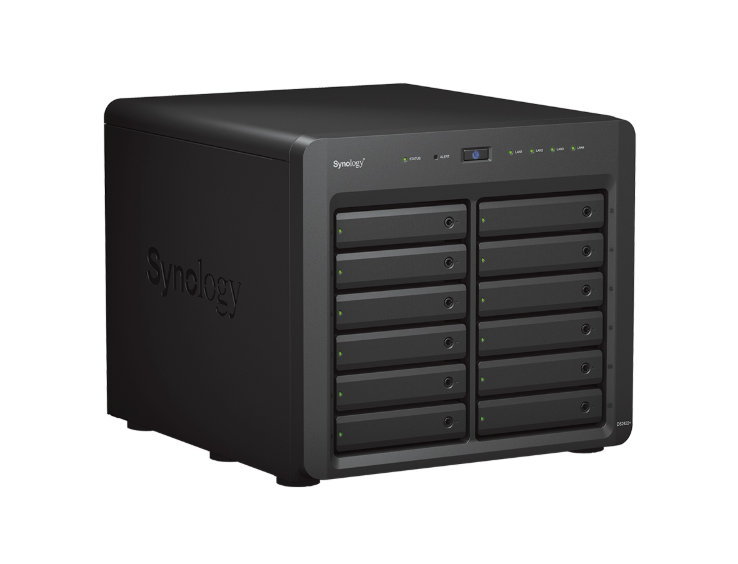 Bộ lưu trữ mạng Synology DS2422+ 12-bay DiskStation (up to 24-bay), 4-Core 2.2 GHz, 4GB RAM (up to 32GB), 10GbE NIC & M.2 SATA SSD support (optional), 3Y WTY