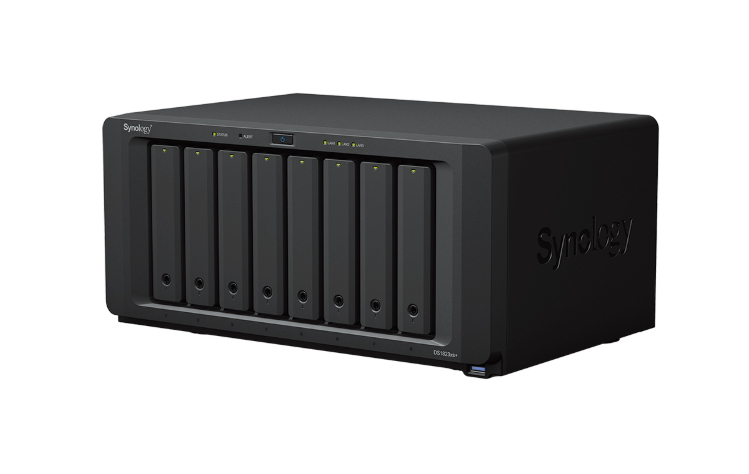 Bộ lưu trữ mạng Synology DS1823xs+ 8 bay DiskStation (up to 18-bay), AMD Ryzen V1780B quad-core, 8GB RAM (up to 32GB), Built-in 1x10GbE, 1 x management port for out-of-band management and 2 x M.2 2280 NVMe slots. support Synology HDD & SSD ONLY, 5Y WTY