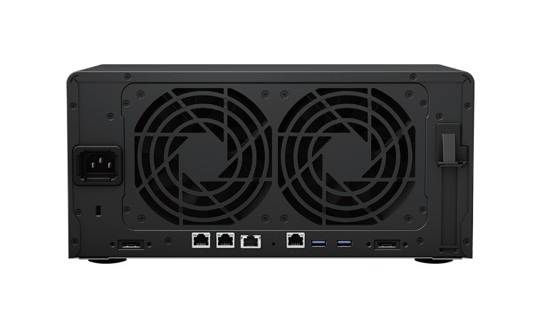 Bộ lưu trữ mạng Synology DS1823xs+ 8 bay DiskStation (up to 18-bay), AMD Ryzen V1780B quad-core, 8GB RAM (up to 32GB), Built-in 1x10GbE, 1 x management port for out-of-band management and 2 x M.2 2280 NVMe slots. support Synology HDD & SSD ONLY, 5Y WTY