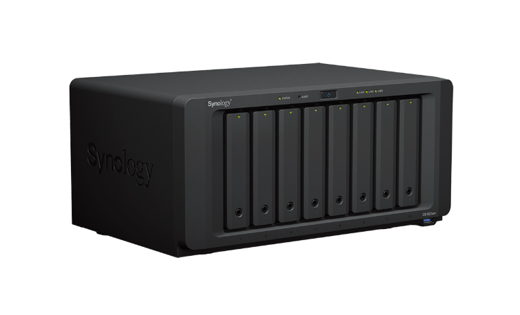 Bộ lưu trữ mạng Synology DS1823xs+ 8 bay DiskStation (up to 18-bay), AMD Ryzen V1780B quad-core, 8GB RAM (up to 32GB), Built-in 1x10GbE, 1 x management port for out-of-band management and 2 x M.2 2280 NVMe slots. support Synology HDD & SSD ONLY, 5Y WTY