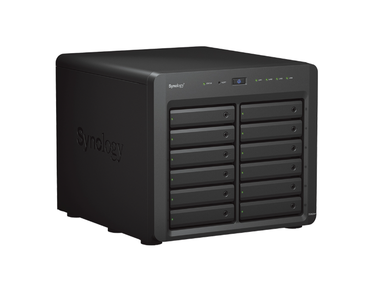 Bộ lưu trữ mạng Synology DS3622xs+ 12-bay DiskStation (up to 36-bay), 6-Core 2.2 GHz (turbo to 2.7GHz), 16GB RAM (up to 48GB), 2x10GbE Base T, Support OOB, 5Y WTY
