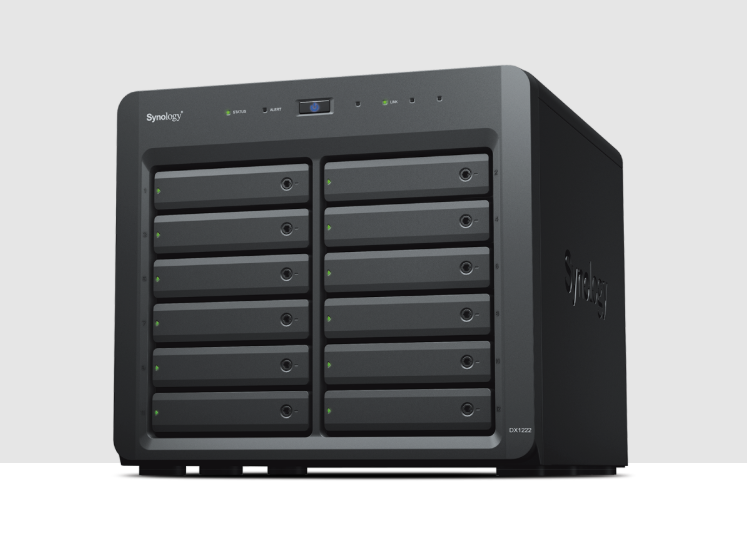 Bộ phận mở rộng Synology DX1222 12-bay SATA expansion unit for DS3622xs+, DS2422+, 5Y WTY