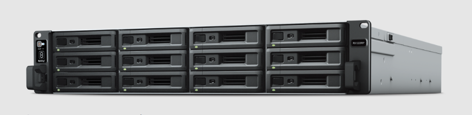 Bộ phận mở rộng Synology RX1223RP 12-bay SATA expansion unit for SA6400, connected through mini-SAS HD cables, 5Y WTY