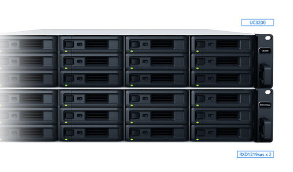  Bộ phận mở rộng Synology RXD1219sas 12-bay SAS expansion unit for UC3200, SA3200D, 5Y WTY 