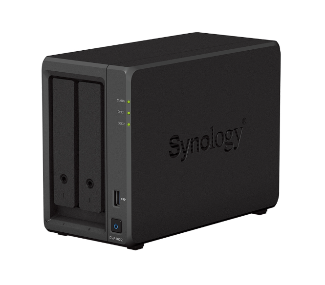 Đầu ghi Camera Synology Deep Video Analytics NVR: 2-bay, 8 default licenses (up to 16ch), 3Y WTY
