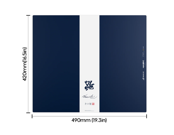 Bàn di chuột Pulsar Superglide Pad v3 x Bruce lee 85th ED Navy XL