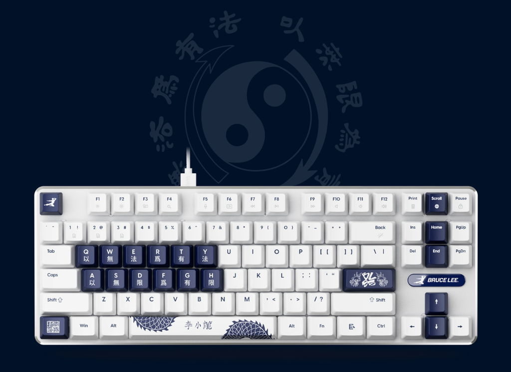 Bàn phím Pulsar có dây PCMK 3 HE TKL Bruce Lee 85th ED ANSI