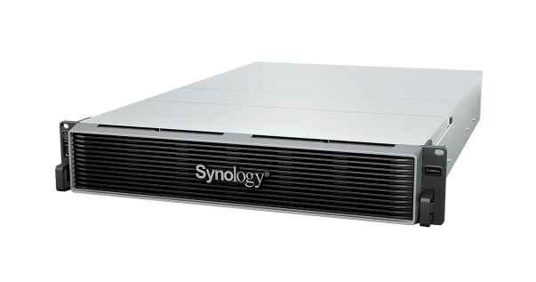 Bộ lưu trữ mạng Synology RS4826xs+ 12-bay (up to 48-bay) Xeon D-1739 model, featuring dual 10GbE ports, 16GB DDR4 RAM (up to 96GB), PCIe 4.0 expansion, 5Y WTY