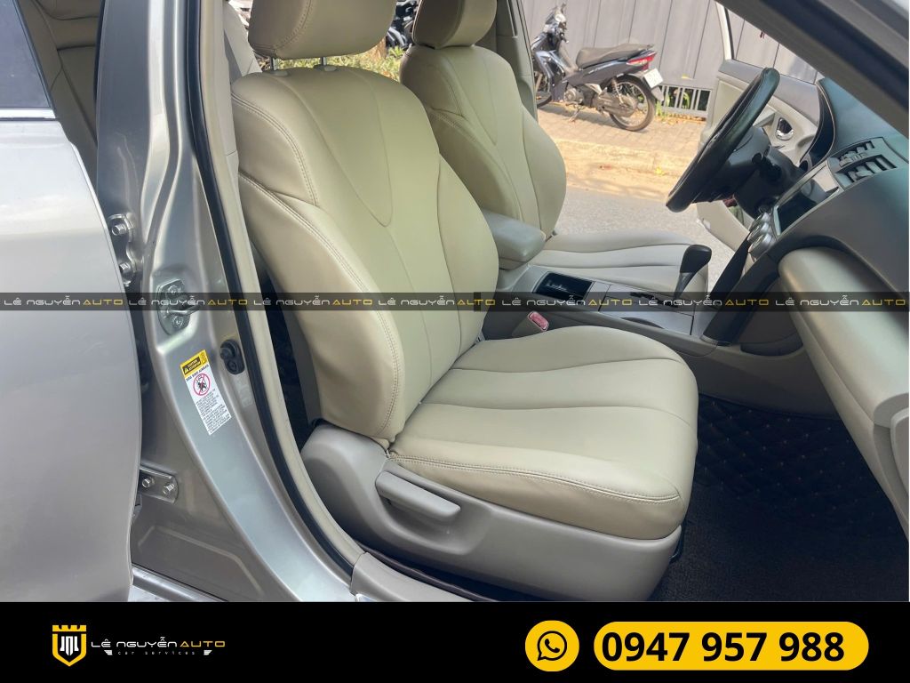 BỌC GHẾ DA NAPPA VÀ BỌC TRẦN DA LỘN ALCANTARA XE CAMRY 2012